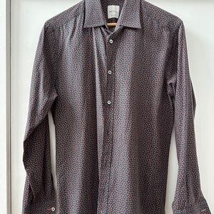 Paul Smith M Floral Strawberries Mens Long-Sleeve Shirt